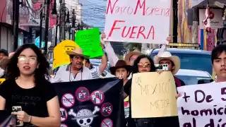 Marchan en Ciudad del Carmen contra la inseguridad y la corrupción