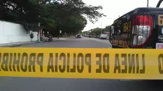 El lugar fue resguardado por la Secretaría de Seguridad Pública