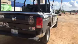 El cuerpo maniatado se encontraba en un camino de terracería Foto: Rafael García
