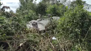 El automóvil quedó con daños superiores a los 100 mil pesos tras el accidente registrado en Carrillo Puerto