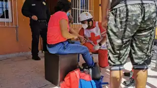 El percance ocurrió alrededor de las 12:00 horas de esta tarde