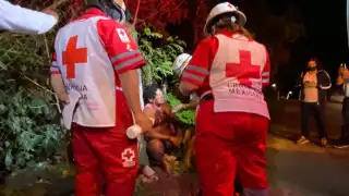 Uno de los afectados presentó una herida profunda a la altura del pecho