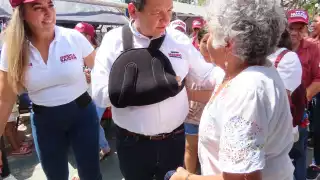 El candidato Joaquín Díaz Mena externó su apoyo a las mujeres trabajadoras de Yucatán