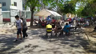 Los ancianos acudieron a completar su esquema de vacunación