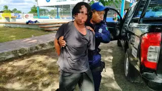 El hombre fue detenido y trasladado a la cárcel municipal de Tizimín