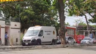 Peritos del Semefo acudieron a la colonia Amalia Solorzano para el levantamiento del cuerpo