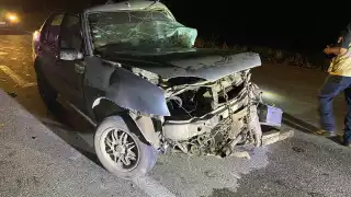 Ocurrió en el entronque que conduce hacia la localidad de Juan Sarabia