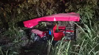 Accidente en la carretera Campeche–Champotón deja a una mujer lesionada