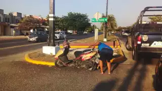 Uno de los motociclistas lesionados fue hospitalizado