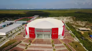 Nunca fue terminado y aún faltaron recursos que no se han justificado en el Auditorio del Bienestar en Cancún