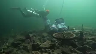 Bicicletas fueron halladas en cenotes de Yucatán