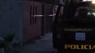 La casa fue resguardada por la policía