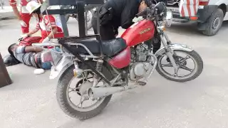 El hombre fue atendido por la Cruz Rojo Mexicana