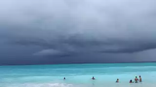Quintana Roo presenta un clima lluvioso con fuertes vientos este 17 de junio