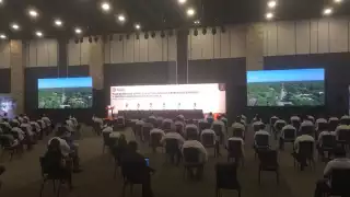 El Gobernador de Yucatán, Mauricio Vila Dosal, presentó Plan Estatal de Infraestructura. Foto: Enrique Osorno