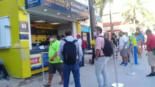 En comparación con sus homólogos en Cancún es Isla Mujeres brindaron el servicio puntual