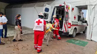 El herido fue trasladado al Hospital General debido a la herida de bala