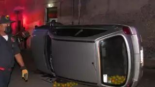 El automóvil terminó dañado