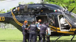 Trasladan de emergencia a mujer embarazada de Tekax a Mérida: VIDEO