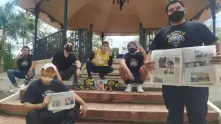 Agradecen que sea su portavoz ante la sociedad para dejar en claro que ellos solo desarrollan arte urbano