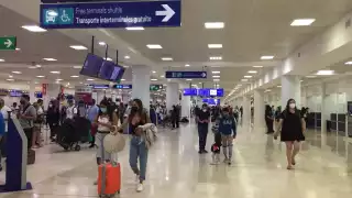 Se registran cuatro vuelos cancelados desde el aeropuerto de Cancún