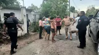 Los vecinos apedrearon la casa del responsable de disturbios en Tizimín