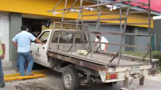 Así quedó el camión