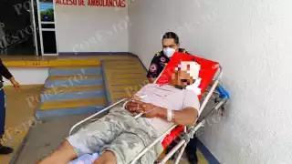 El hombre ingresó gravemente herido al hospital San Carlos de Tizimín