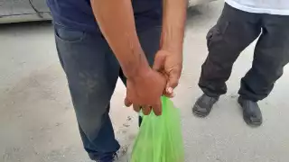 Fue al salir del mercado municipal cuando sufrió el accidente