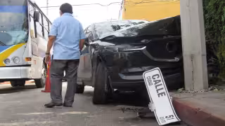 El accidente ocasionó caos vial en las vías aledañas al punto
