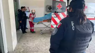 La mujer fue herida en la mano, el rostro y la cabeza