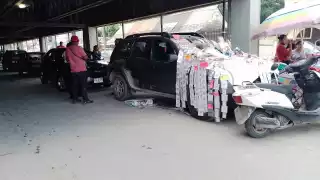 La conductora intentaba estacionarse cuando causó el accidente