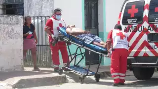 El hombre llevaba más de una hora con la herida que no dejaba de sangrar