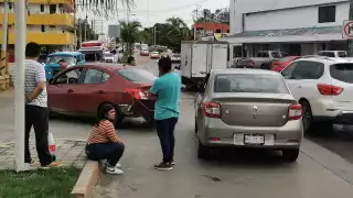 El vehículo afectado resultó con mayores daños materiales