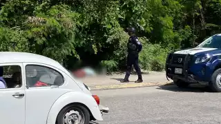 Servicios periciales trasladó el cadáver a la morgue