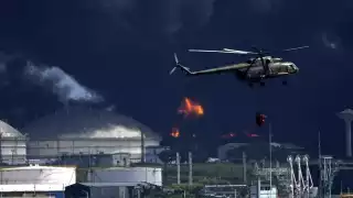 Un rayo causó el incendio en uno de los depósitos de petróleo en Matanzas, Cuba