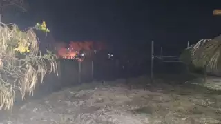 Se registró otro incendio en un corralón en el kilómetro 3 de la carretera federal Escárcega–Champotón