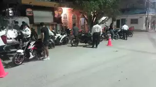 Operativo sorpresa en Escárcega: Aseguran 15 motocicletas por faltas administrativas