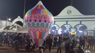 Lluvia opaca la clausura de la feria turística 'En el corazón de Yucatán' en Huhi