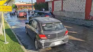 El choque fue provocado por una conductora que no guardó la debida distancia