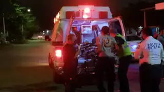 La mujer fue trasladada al hospital más cercano.