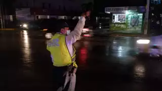 Fue alrededor de las 20:00 horas cuando se registró el corte de energía eléctrica