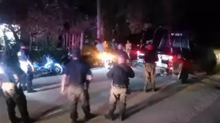 Al lugar llegaron elementos del Dirección de Seguridad Pública