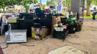 Ciudad del Carmen recicla más de 30 toneladas de electrónicos en histórica campaña ambiental   