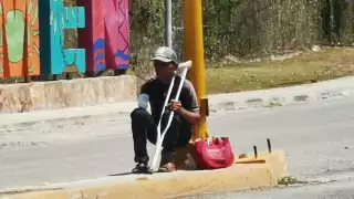 Testigos señalan que el hombre con discapacidad es muy agresivo