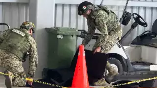 Realizan simulacro de amenaza de bomba en el aeropuerto de Tulum