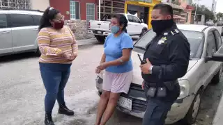 Agentes policiacos llevaron a la mujer a denunciar el hecho al Centro de Justicia para la Mujer