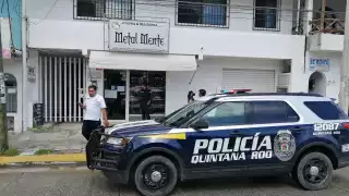 En su huida taxistas intentaron detener el asaltante, pero no lo lograron. Foto: Iván Chuc Montalvo