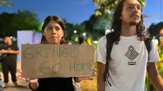 Ciudadanos, asociaciones y activistas de Yucatán se proclaman en contra de la intervención de Estados Unidos en Venezuela