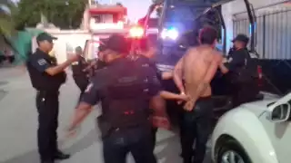 Tras ser asegurado, fue trasladado para hacerle un examen toxicológico y proceder conforme a la ley